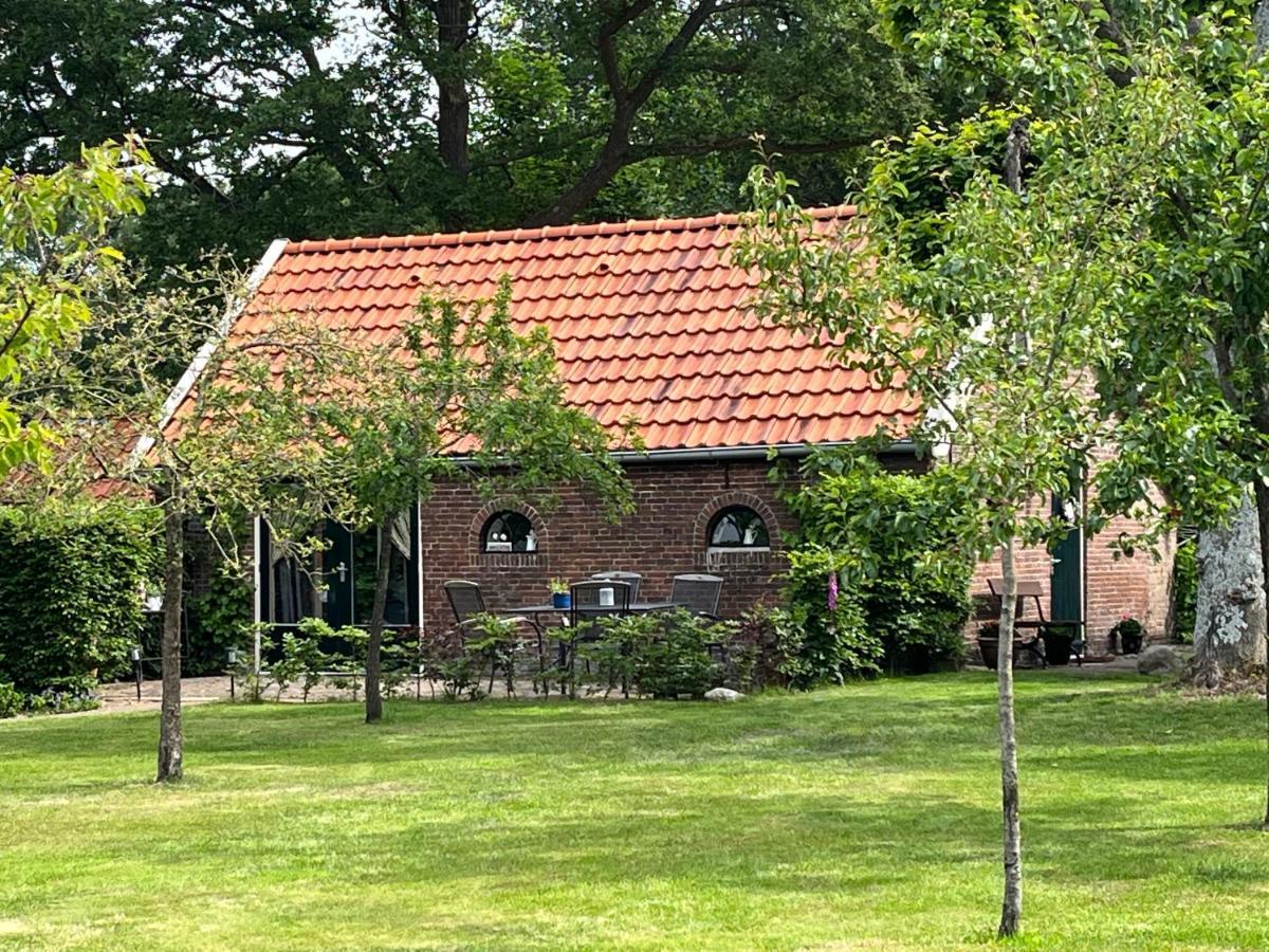 Landelijk Gelegen Huisje Op Erf Veeningen 외부 사진