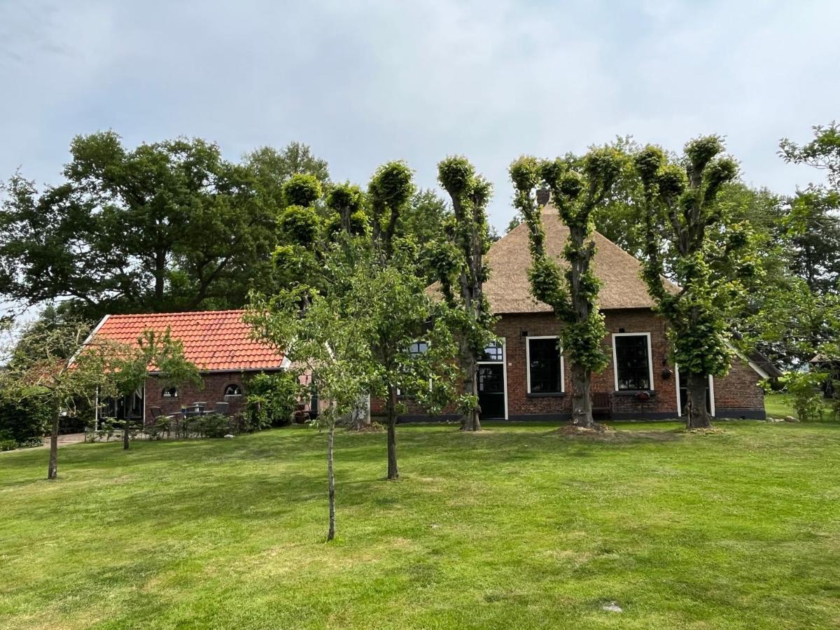 Landelijk Gelegen Huisje Op Erf Veeningen 외부 사진