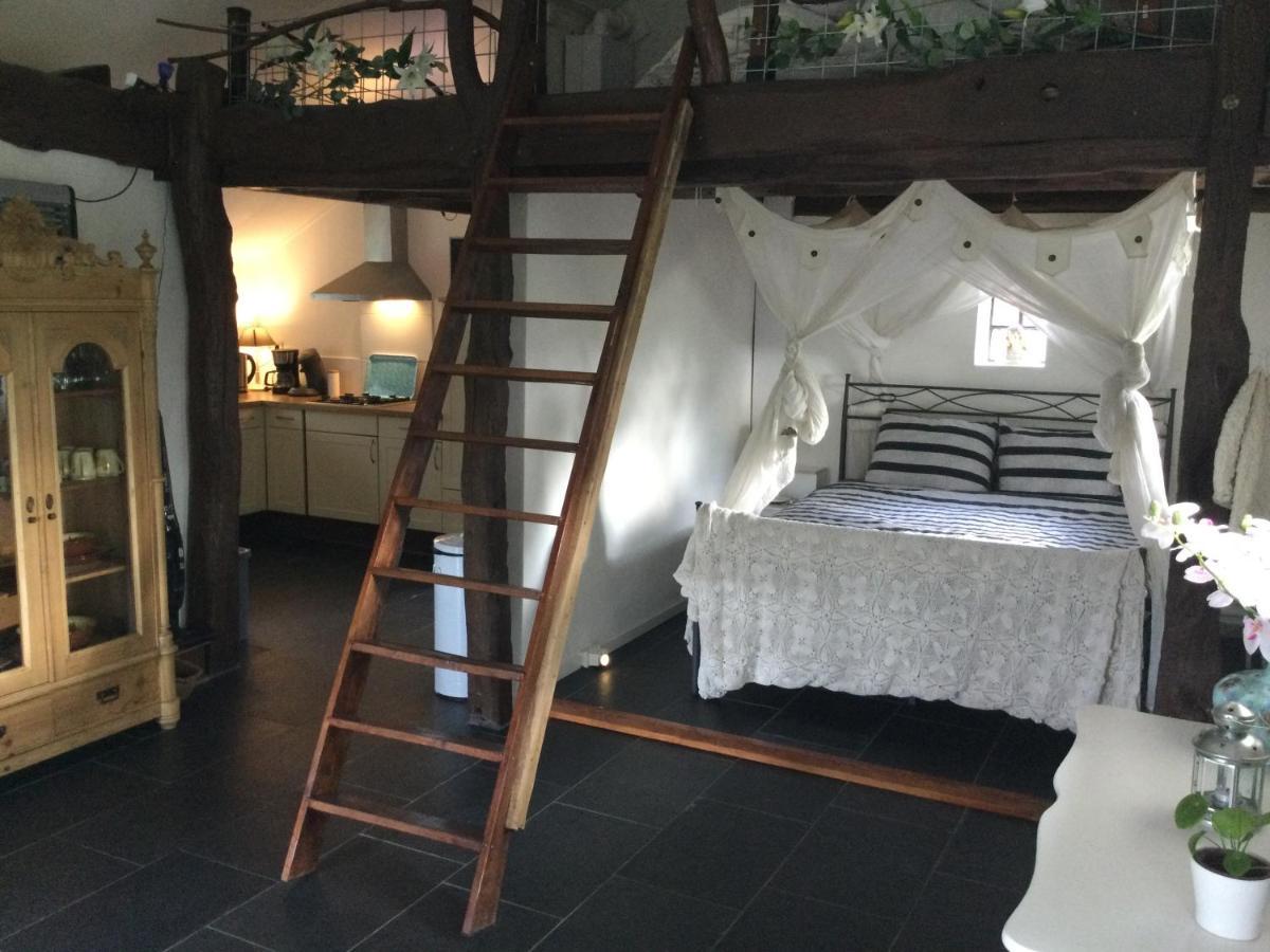 Landelijk Gelegen Huisje Op Erf Veeningen 외부 사진